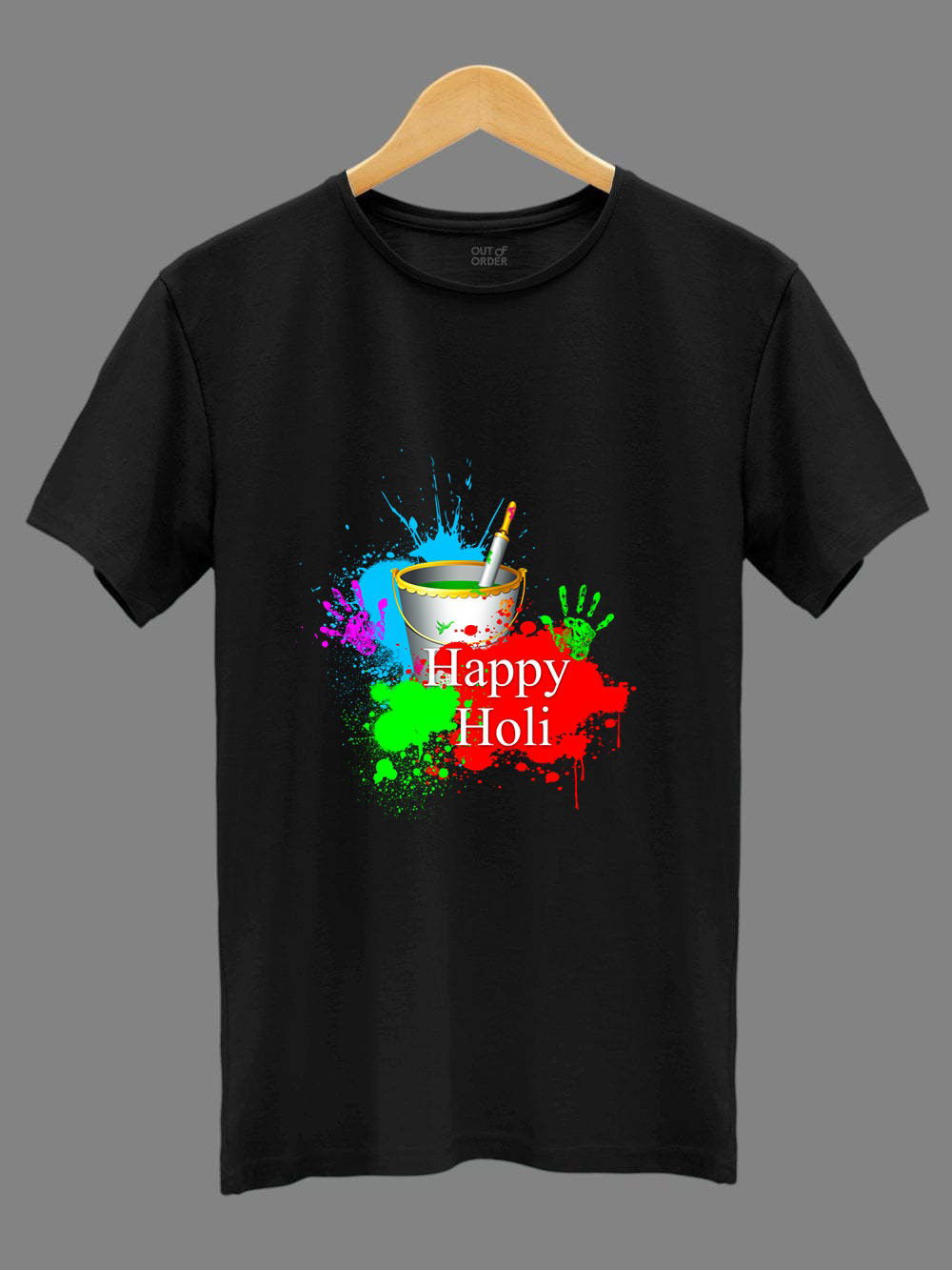 Swara Holi Special Unisex Cotton Holli Special Tshirt Wholesale Shop In Surat
